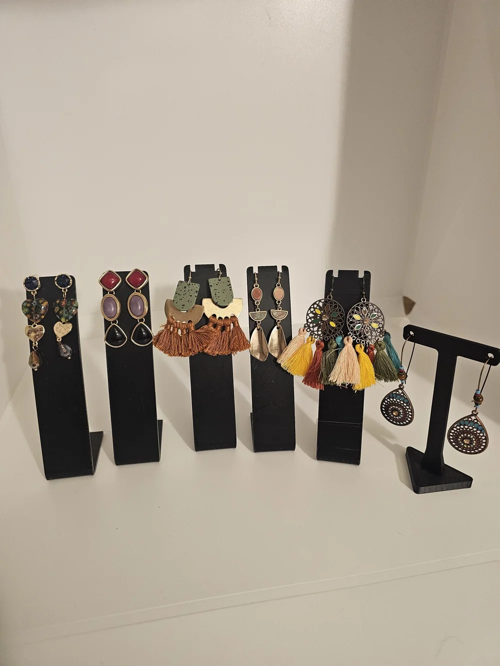 Boho Multicolor Drop Earrings - Select 1